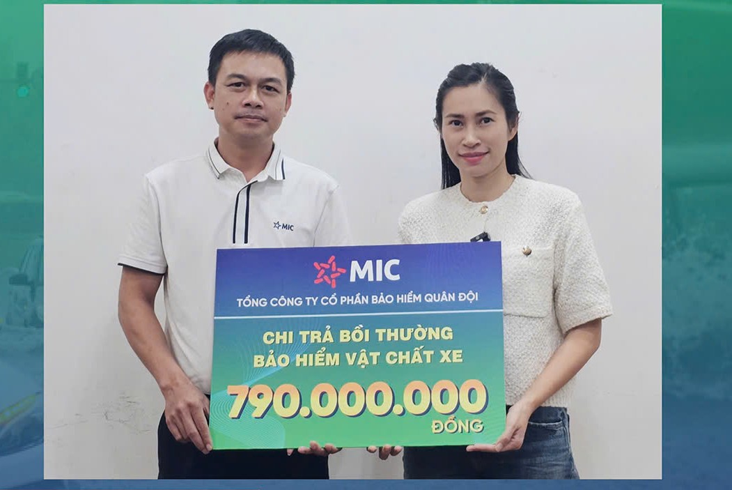 MIC bồi thường bảo hiểm vật chất xe 790 triệu đồng cho khách hàng tại Hà Nội